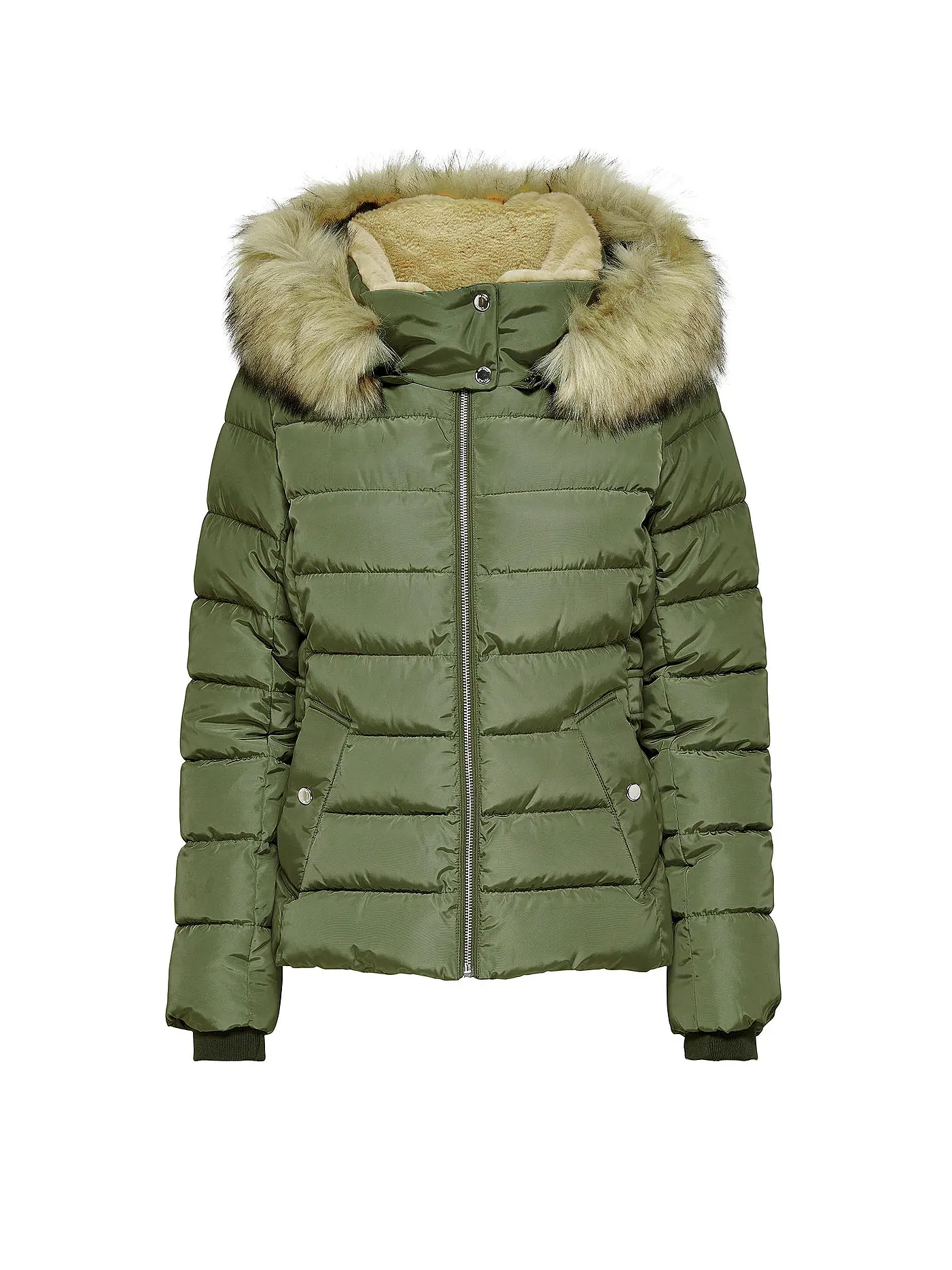 ONLY | Steppjacke ONLCAMILLA | dunkelgrün